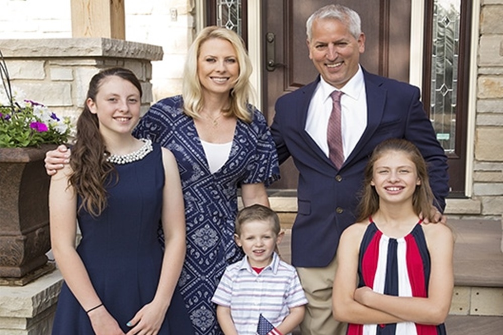 Ammie Kessem and her family.