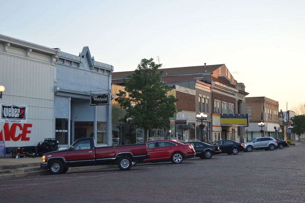 Main Street in Havana, a city in which residents are projected to experience a $1,042,388 tax increase this year.