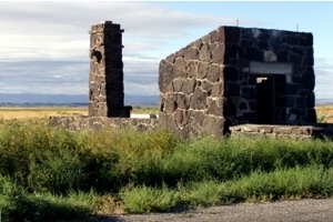 The students began designing the project around restoration of Minidoka National Historic Site.
