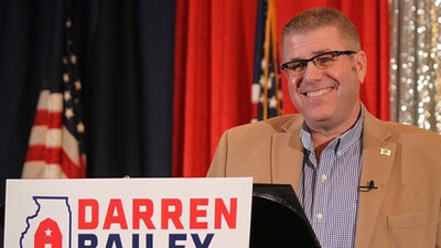 Illinois GOP gubernatorial candidate Sen. Darren Bailey (R-Xenia)