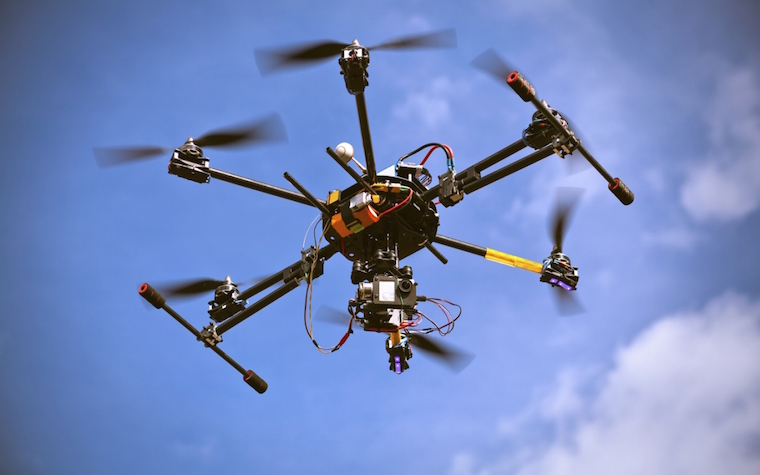 Unmanned Aircraft System (UAS), better known as a drone.