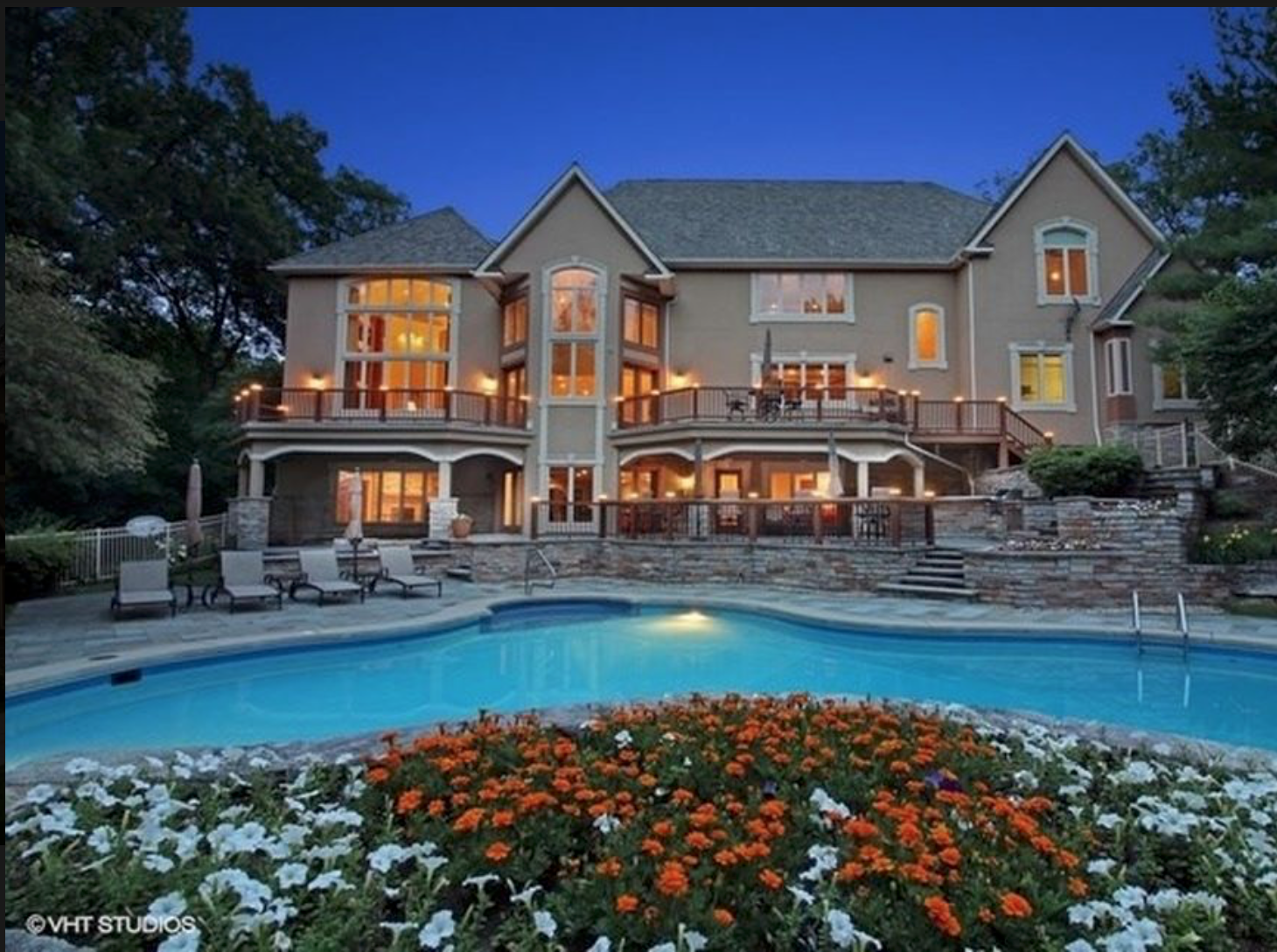The property taxes on this luxury Woodstock mansion are more than four times what they would be on a comparably-priced home 30 minutes north in Wisconsin.
