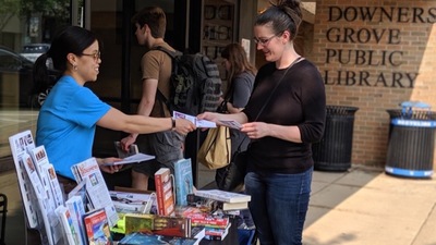 Downers Grove resident Brian Sewell shared his disappointment with the Downers Grove Village Board regarding the recently cancelled “Drag Queen Bingo” event.