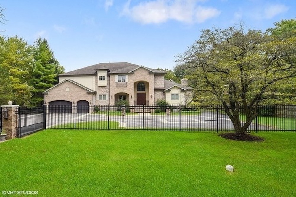 Pippen's estate is currently listed for $2.25 million by Coldwell Banker.