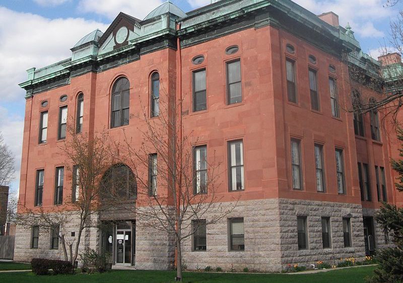 Menard Courthouse in Petersburg, a city in which residents are projected to experience a $1,723,677 tax increase this year.