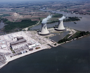 The Fermi Nuclear Generating Station in Newport, Michigan.