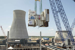 The third module is installed at the Vogtle Nuclear Power Plant.