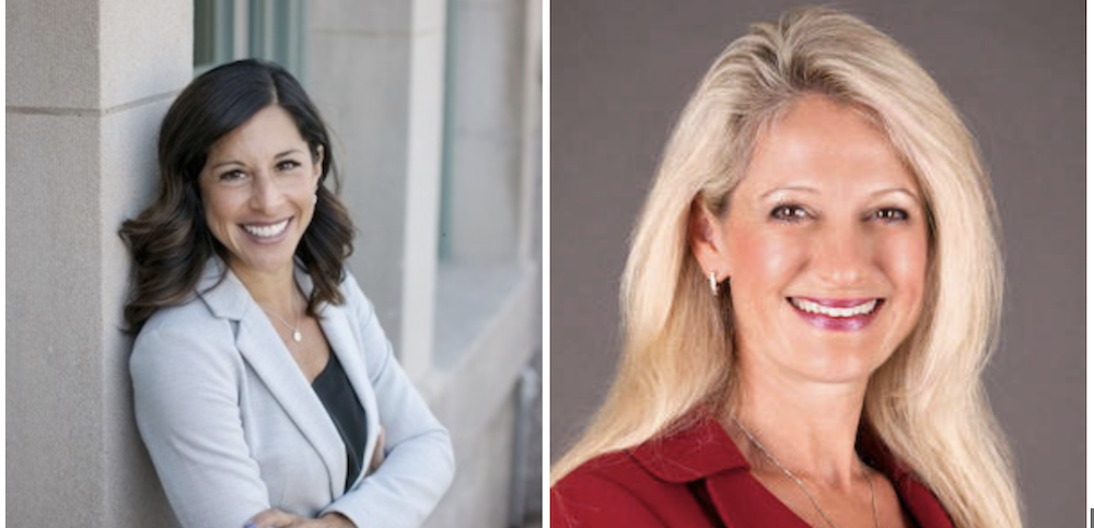 Lauren Staley-Ferry, left, and Laurie McPhillips