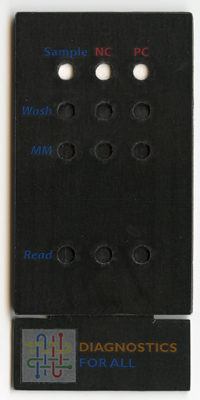 A paper machine prototype, intended to provide a cost-effective diagnostic method.
