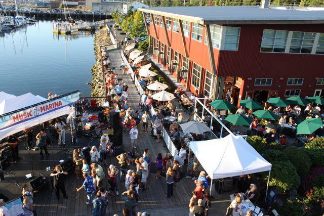Everett's free Music at the Marina events offer an opportunity to catch local music acts in a beautiful setting.