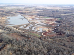 Wetlands restoration in Carroll County.