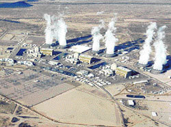 The Palo Verde Nuclear Generating Station in Wintersburg, Arizona.