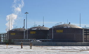 30-day storage tanks house hydrolysate at the Pueblo Chemical Agent-Destruction Pilot Plant.