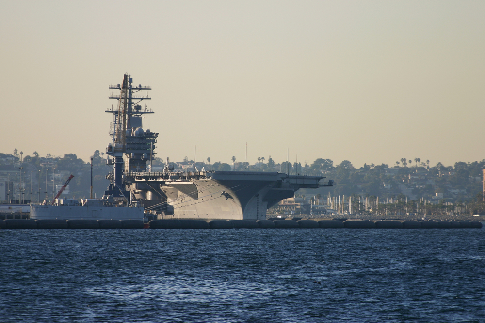 The 55-year-old nuclear-powered aircraft carrier was the first of its class to be retired.