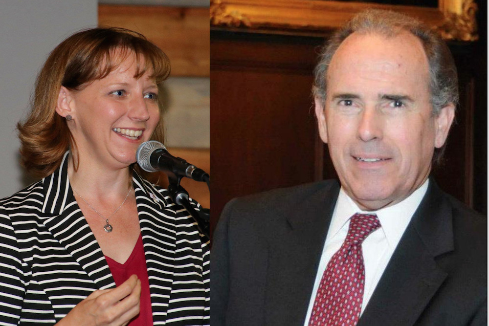 Jill Blair, left, and Keith Sommer