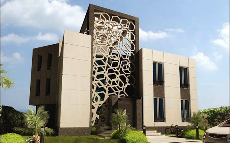 Designs for one of Mövenpick Hotel Heraa Jeddah's stand-alone villas