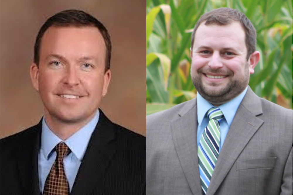Andy Manar, left, and Seth McMillan