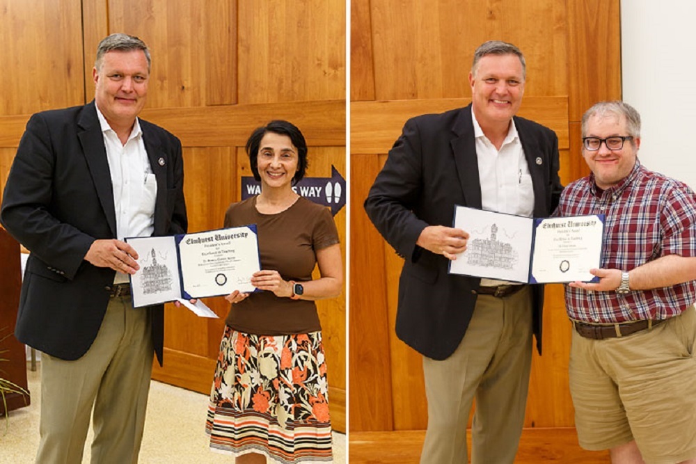 Elmhurst U. Presents 2022 President's Awards for Excellence in Teaching - Vimarsana News