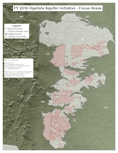 Fiscal Year 2016 Ogallala Aquifier Initiative Focus Areas