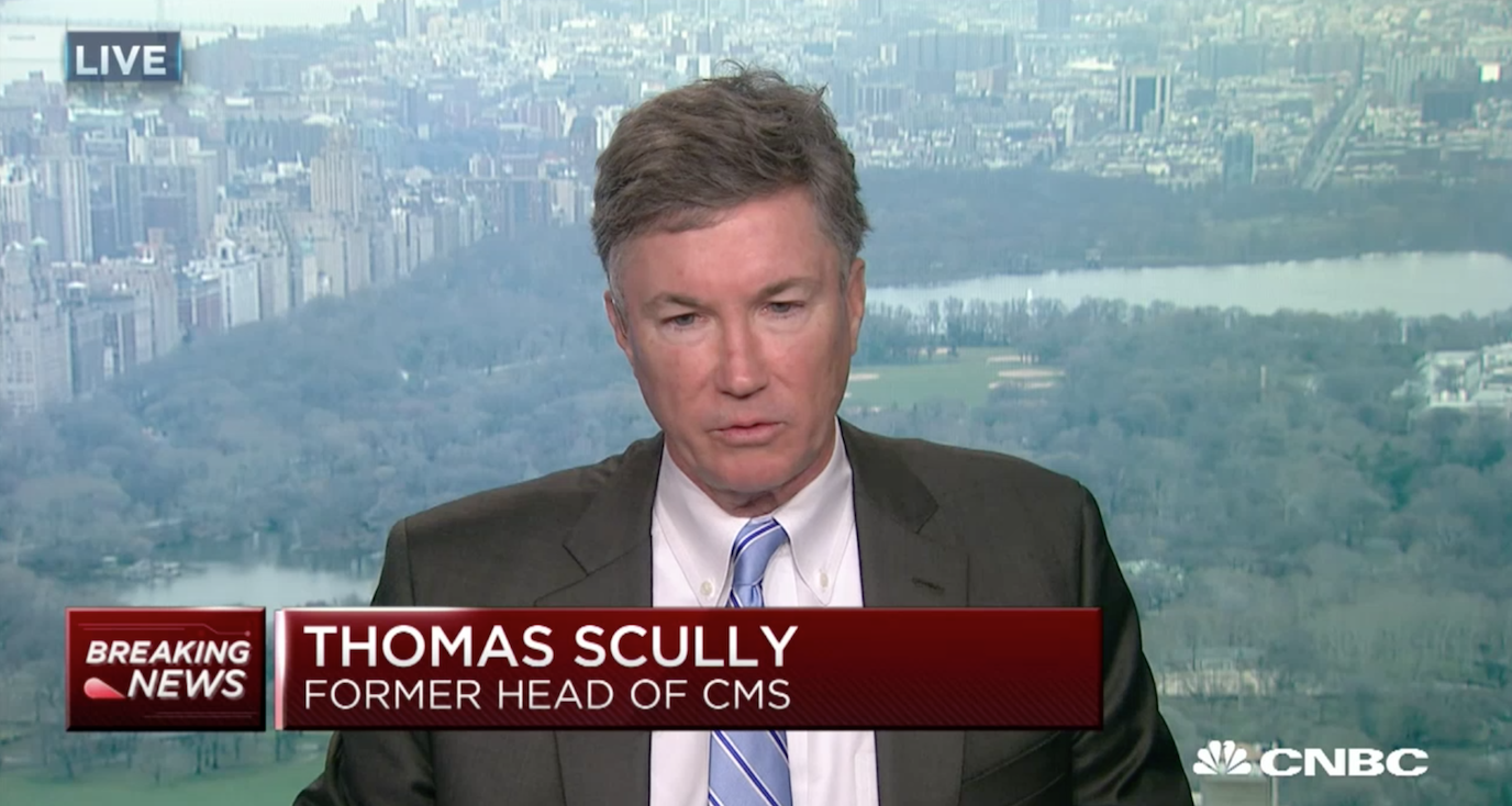 In a CNBC interview, former CMS Administrator Tom Scully criticized calls to allow the feds to negotiate drug prices.
