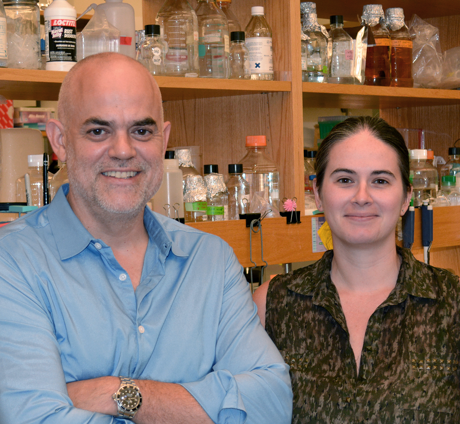 Scripps Research Institute Professor Floyd Romesberg and Research Associate Arryn Craney were among the authors of the new study.