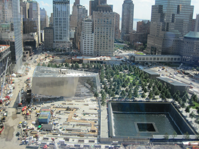 The Sept. 11 Memorial and Museum at the World Trade Center site.
