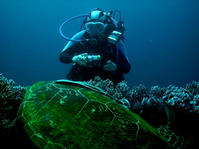 Jacobs hopes to spread the joy she experiences while exploring the underwater world.