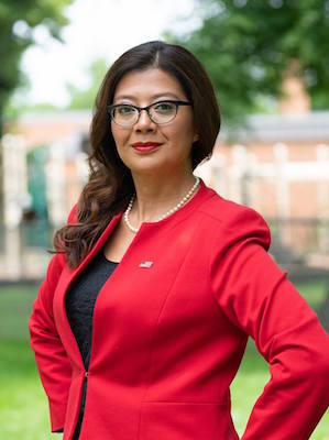 Democrat candidate Karina Villa