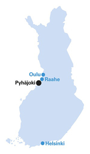 A map of Finland