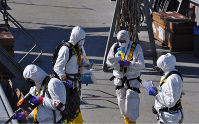 20th CBRNE Command soldiers take part in interagency training during Exercise Prominent Hunt.