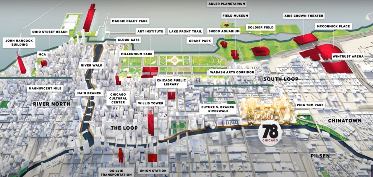 The 78 Chicago Map Who Deserves To Profit Off The 78? General Mediterranean Says Not Investors  Suing Them | Cook County Record