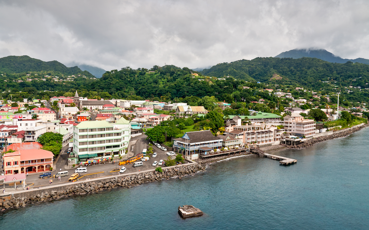 The island of Dominica