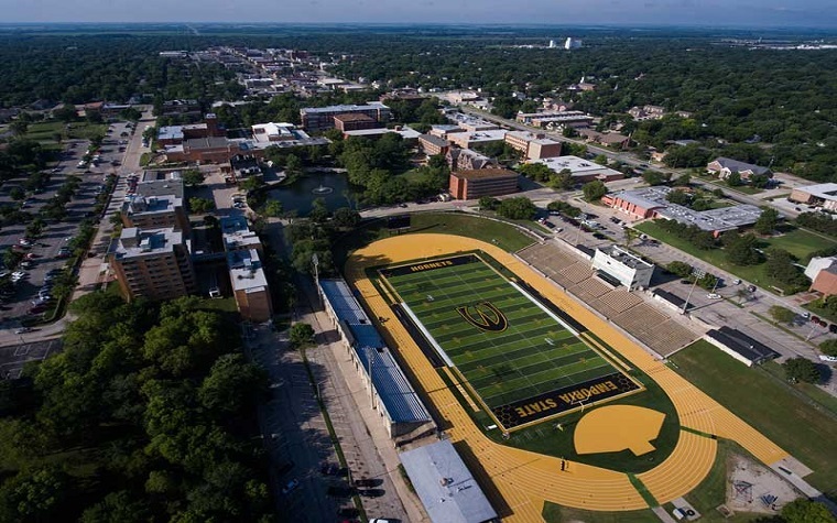 A re-dedication ceremony was recently held to celebrate the new turf on Jones Field.