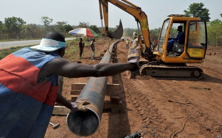 An Ivory Coast energy pipeline