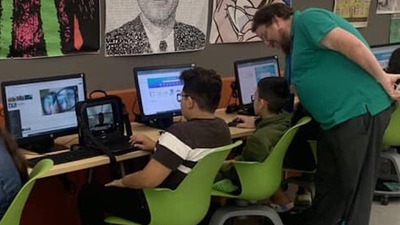 Students at Big Hollow School District 38 