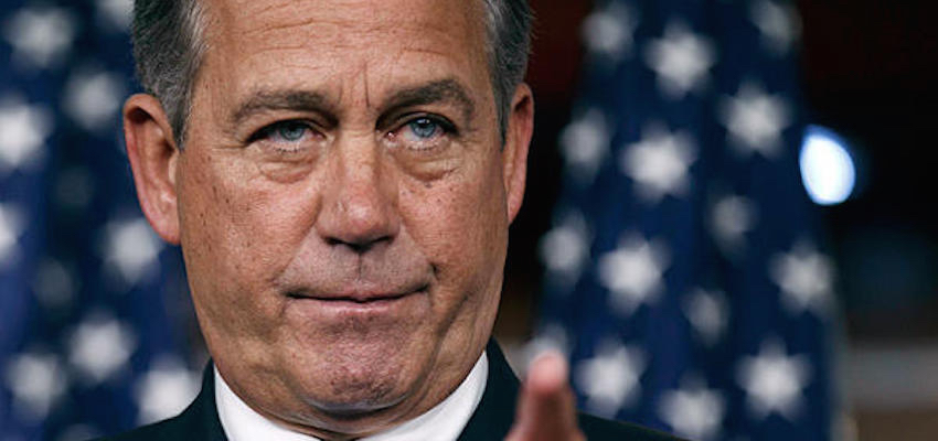 Speaker of the House John Boehner