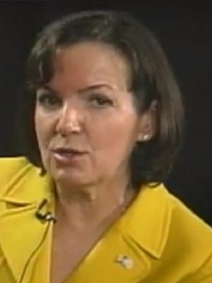 Illinois 9th Congressional District challenger Joan McCarthy Lasonde during her interview with North Town News Magazine Editor and Host Avy Meyers