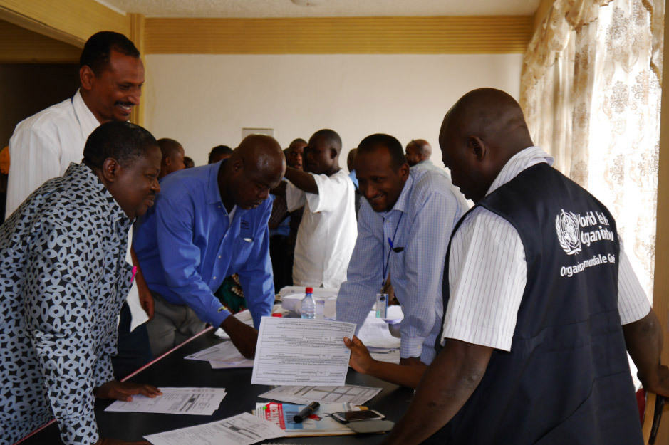 UN launching measles and polio vaccines in Liberia.
