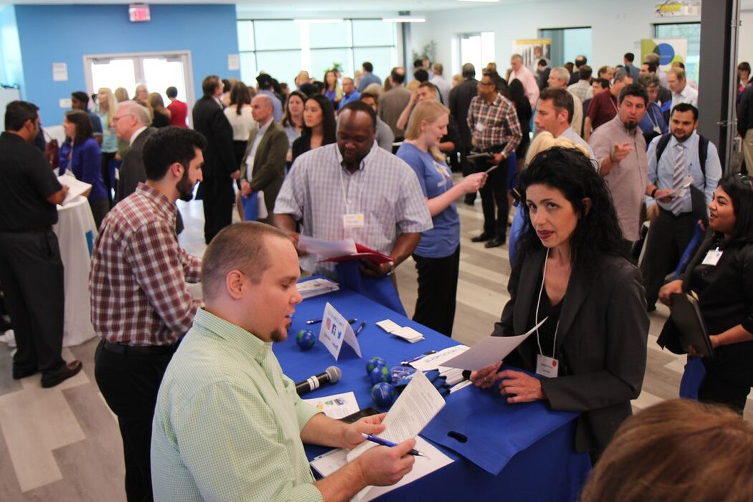Attending job fairs and meet-up groups helps create networking opportunities and direct access to potential employers.