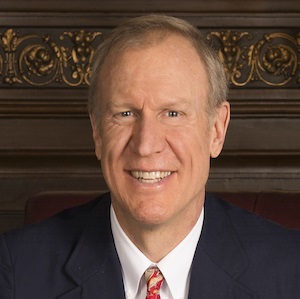 Gov. Bruce Rauner recently visited New Berlin High School.