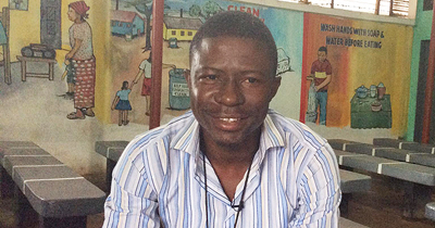 Dr. Moses Soka runs the newly opened Ebola Suvivors Clinic in Monrovia
