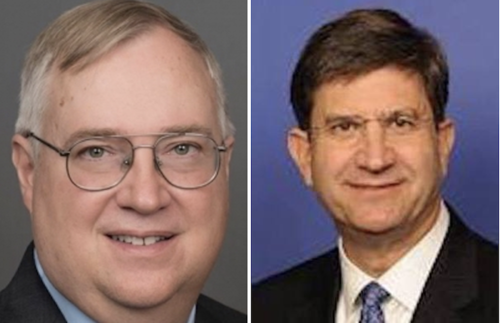 Douglas Bennett, left, and Brad Schneider