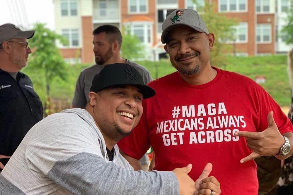 Get across. Maga Mexican.