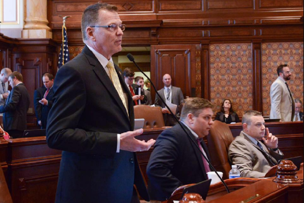 State Sen. Tim Bivins (R-Dixon) voted no on the state budget.