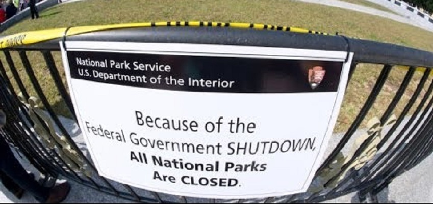 During the partial government shutdown of 2013, the Parks Service angered people with signs like these