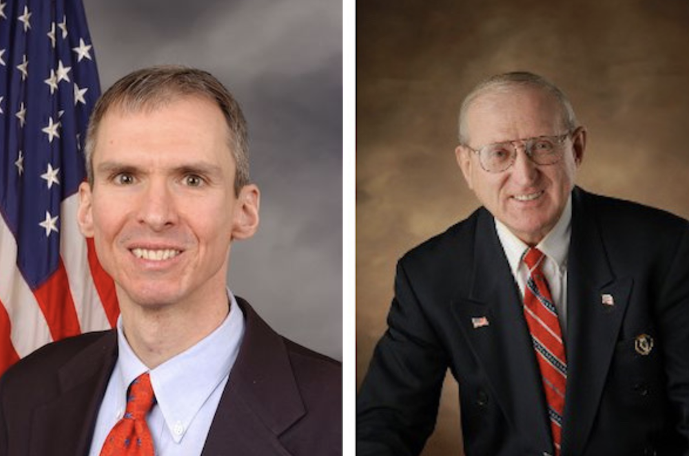Daniel Lipinski, left, and Arthur Jones