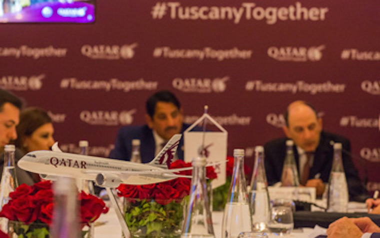 Qatar Airways hosts press briefing in Italy to celebrate new Pisa flight