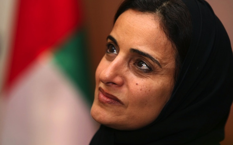 UAE Minister of International Cooperation and Development Lubna bint Khalid Al Qasimi