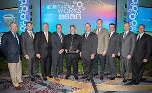 The team of Exelon employees who won the B. Ralph Sylvia Best of the Best Top Industry Practice Award