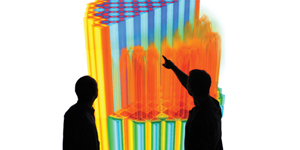 CASL researchers have developed a model that is capable of predicting the interior environment of a nuclear reactor.
